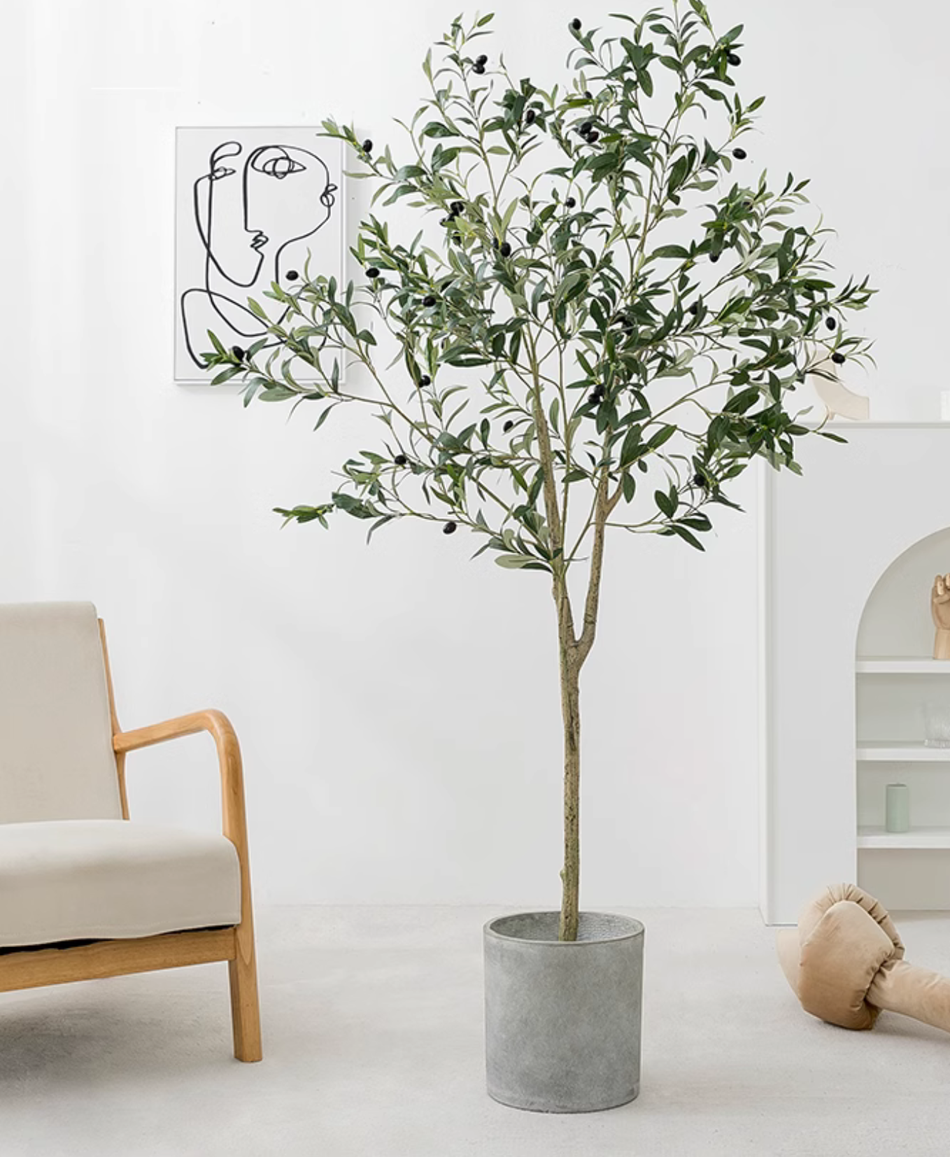 Olive Tree Faux Artificial Plant