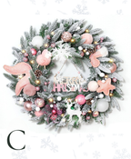Holiday Meadow Wreath Series
