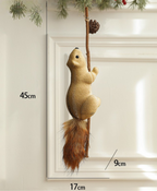 Magical Pine Grove Squirrel Decoration