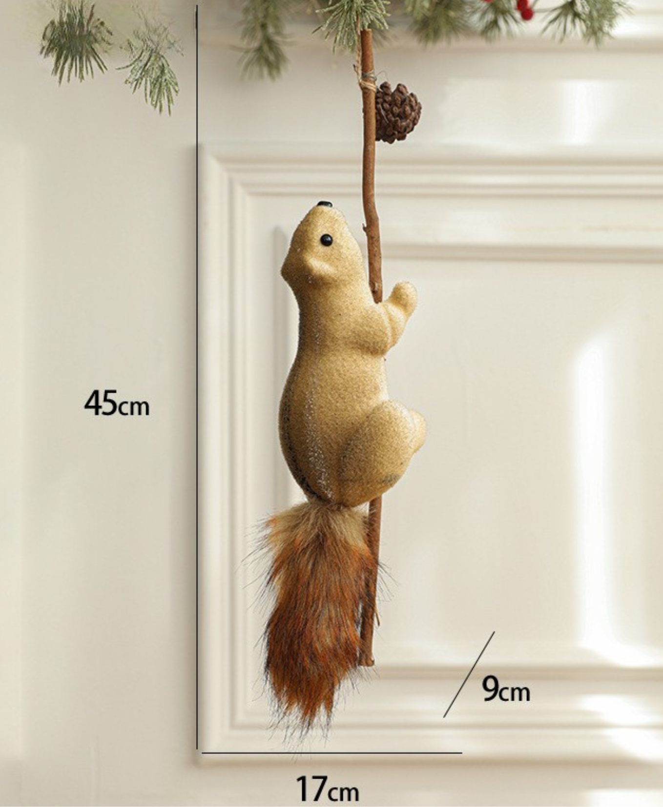 Magical Pine Grove Squirrel Decoration