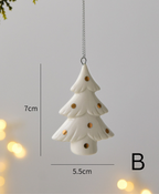 Christmas Spruce Ceramic Ornament
