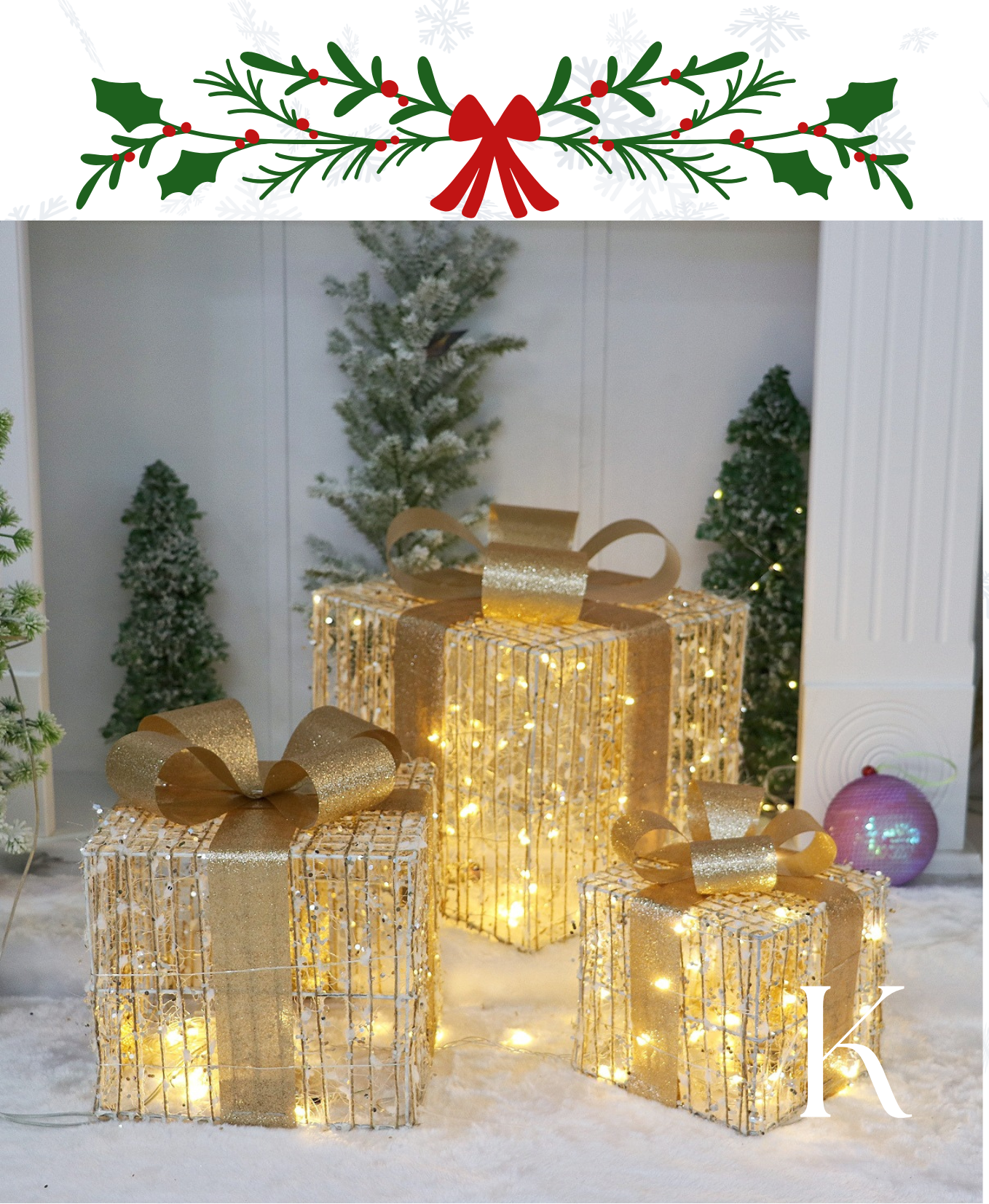 Magical Christmas Tree Gift Box Decoration