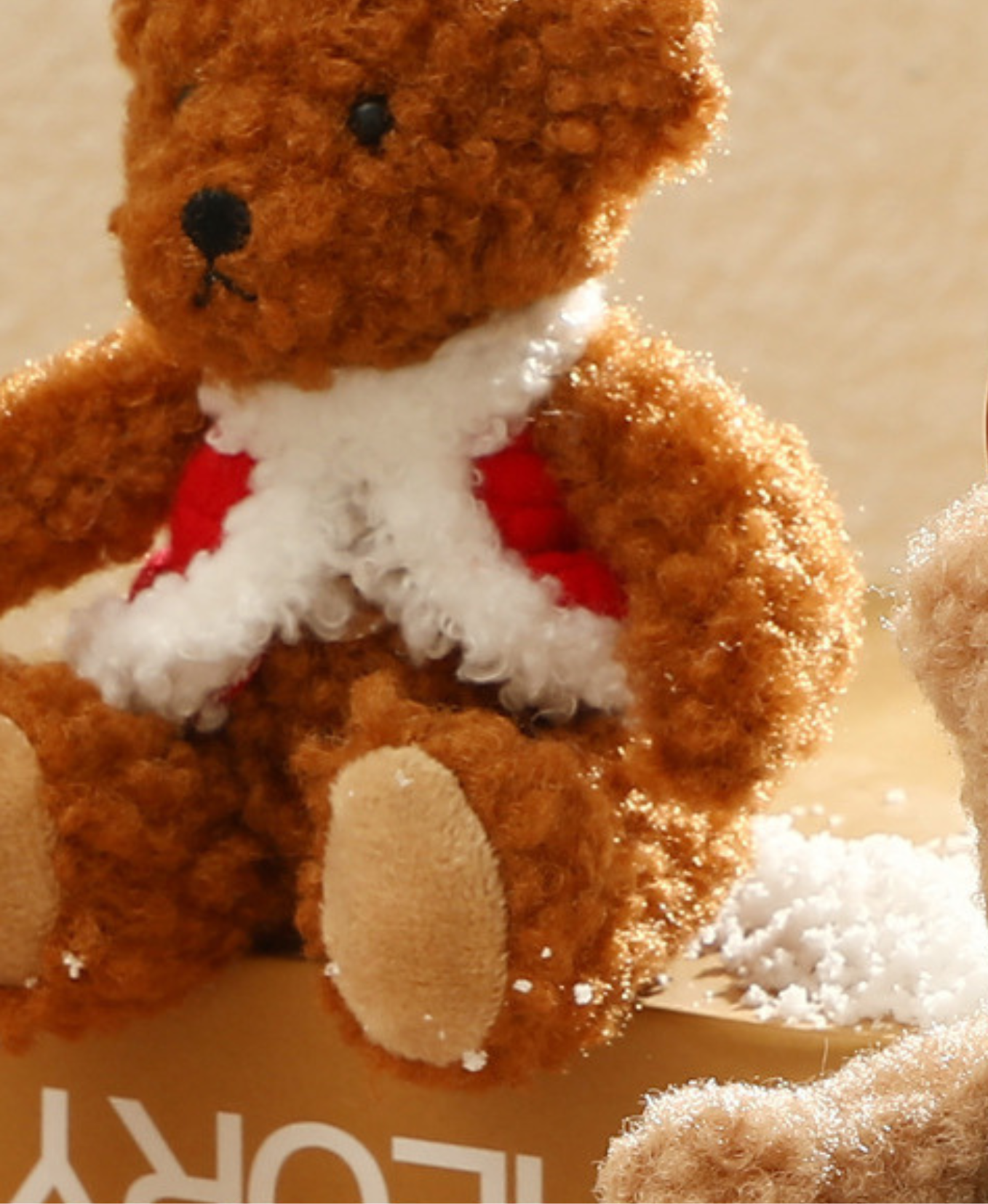 Jolly Teddy Christmas Ornament