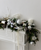 Luminous White Pearl Christmas Garland