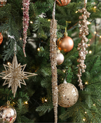 Glitter Sequin Branch Ornament