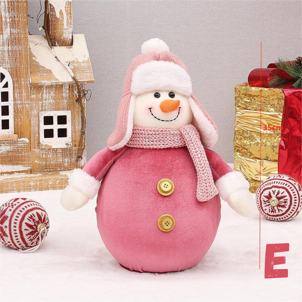 Holiday Pink Knit Doll Collection