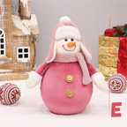 Holiday Pink Knit Doll Collection