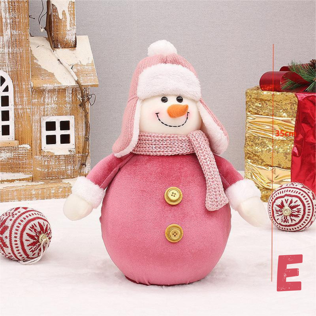 Holiday Pink Knit Doll Collection