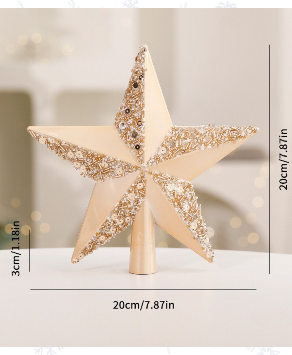 Glitz Star Tree Top