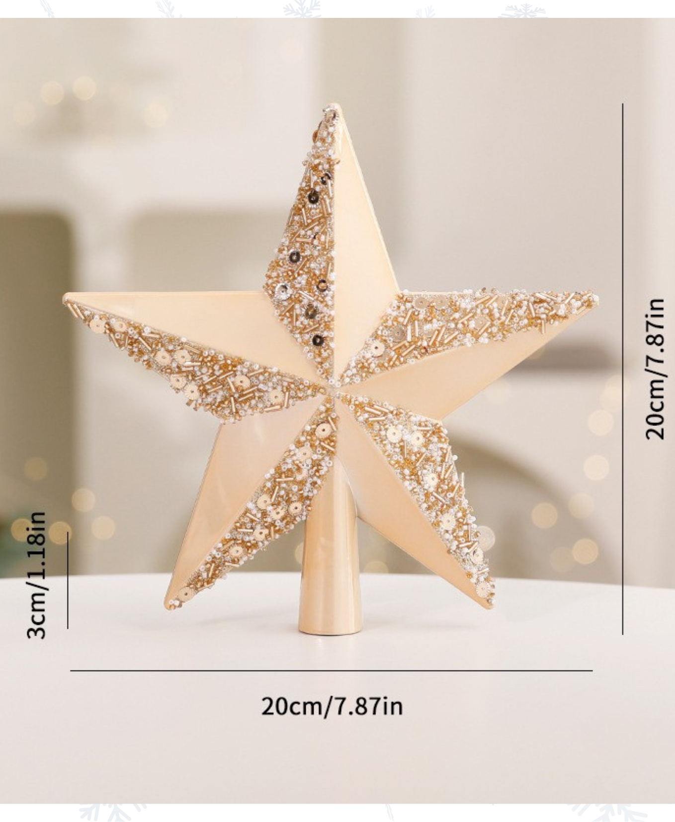 Glitz Star Tree Top