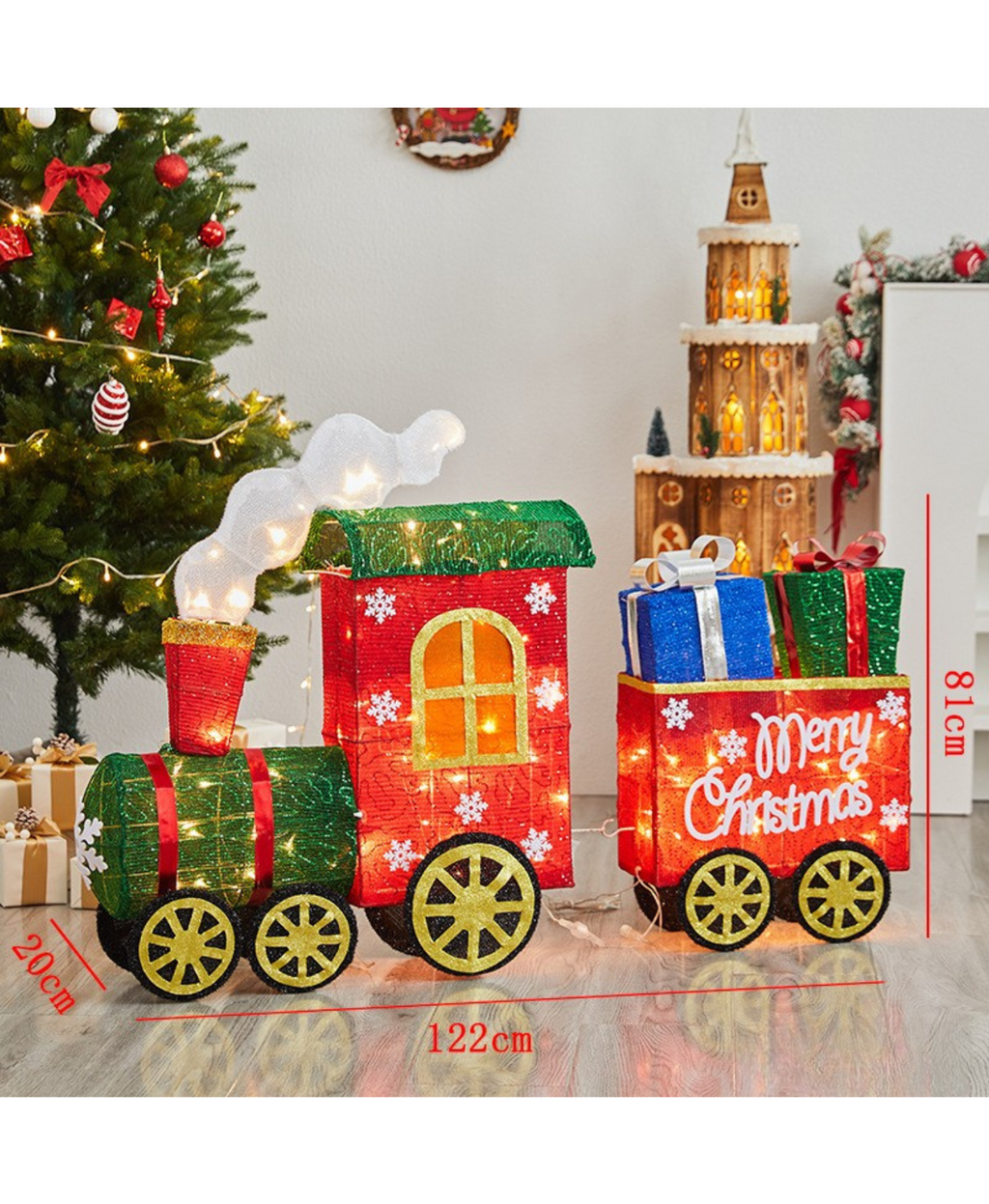 Holiday Express LED Gift Train