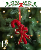 Velvet Maroon Holiday Ornament