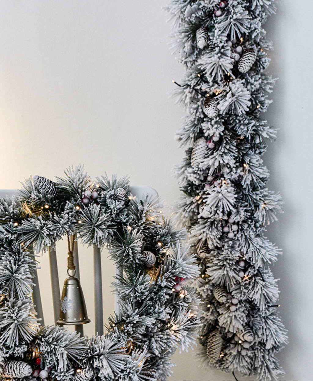 New Snowlace Christmas Garland