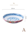 Imperial Chinoiserie Style Ceramic Plates