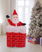 Christmas Inflatable Chimney Santa
