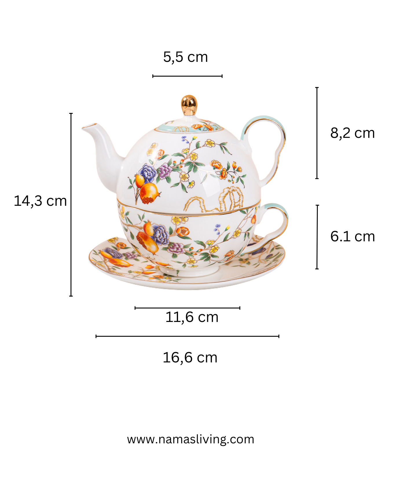 GIFTING INSPIRATION - Pomegranate Bloom Teapot