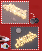 Glow Script Christmas Light