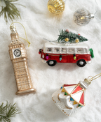 Glass Charm Christmas Ornaments