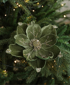 Luminous Magnolia Bloom Ornament