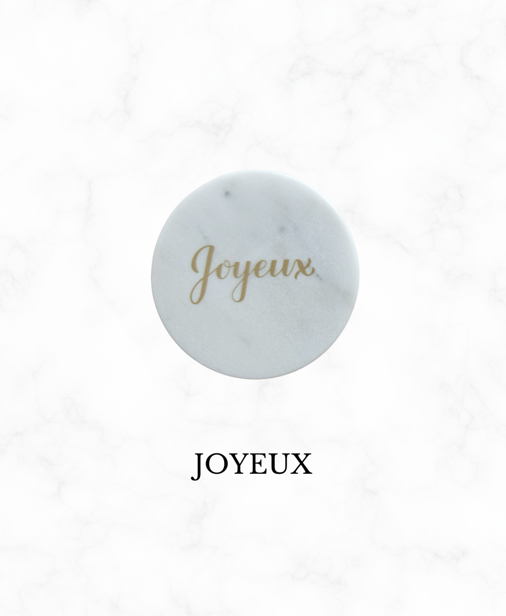 GIFTING INSPIRATION - Christmas Marble Coaster