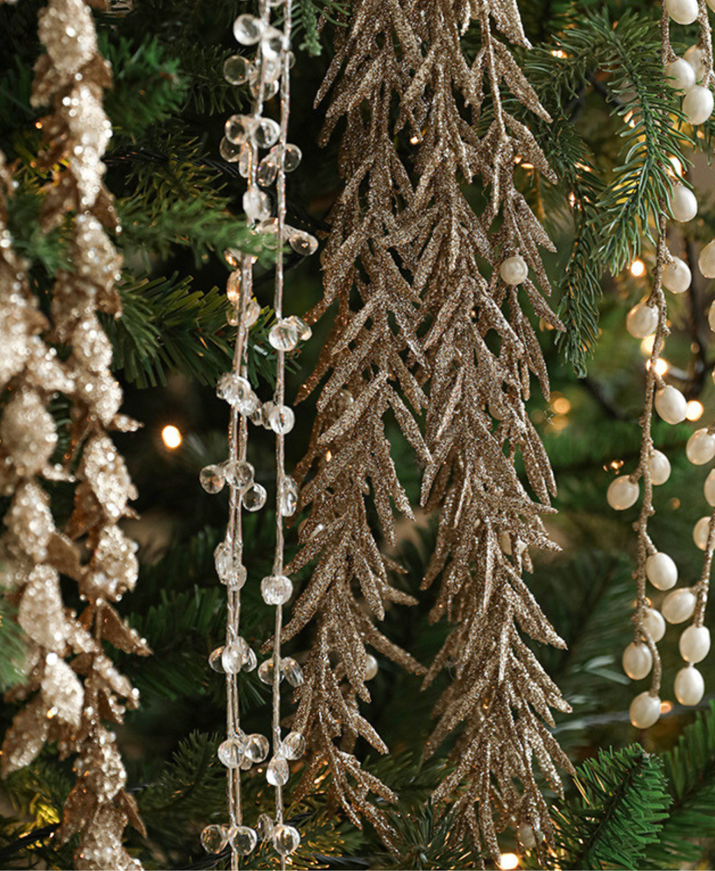 Rustic Wheat & Willow Christmas Ornament