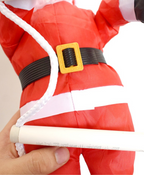 Climbing Ladder Santa Ornament