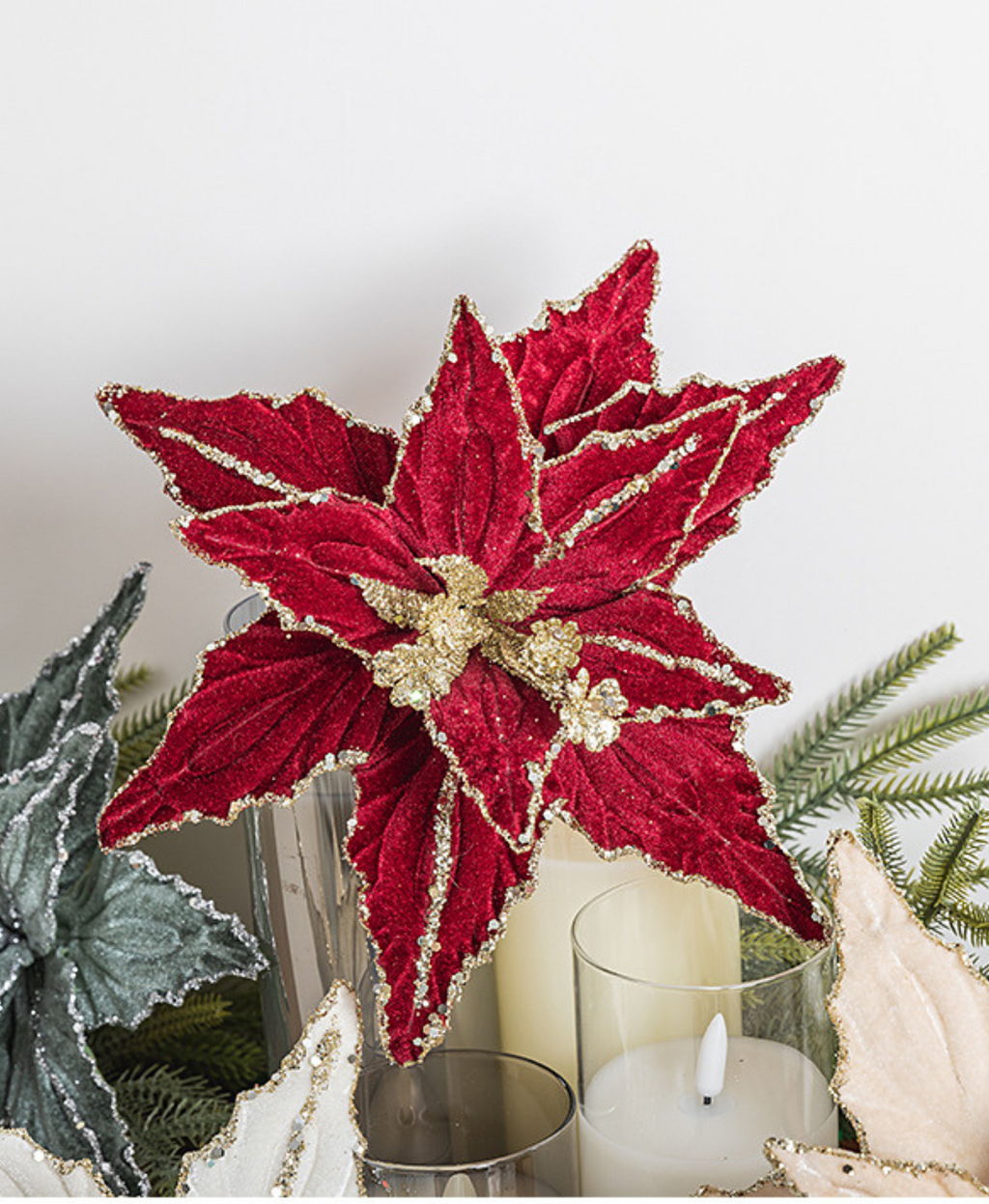 Christmas Velvet Bloom Ornament
