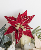 Christmas Velvet Bloom Ornament