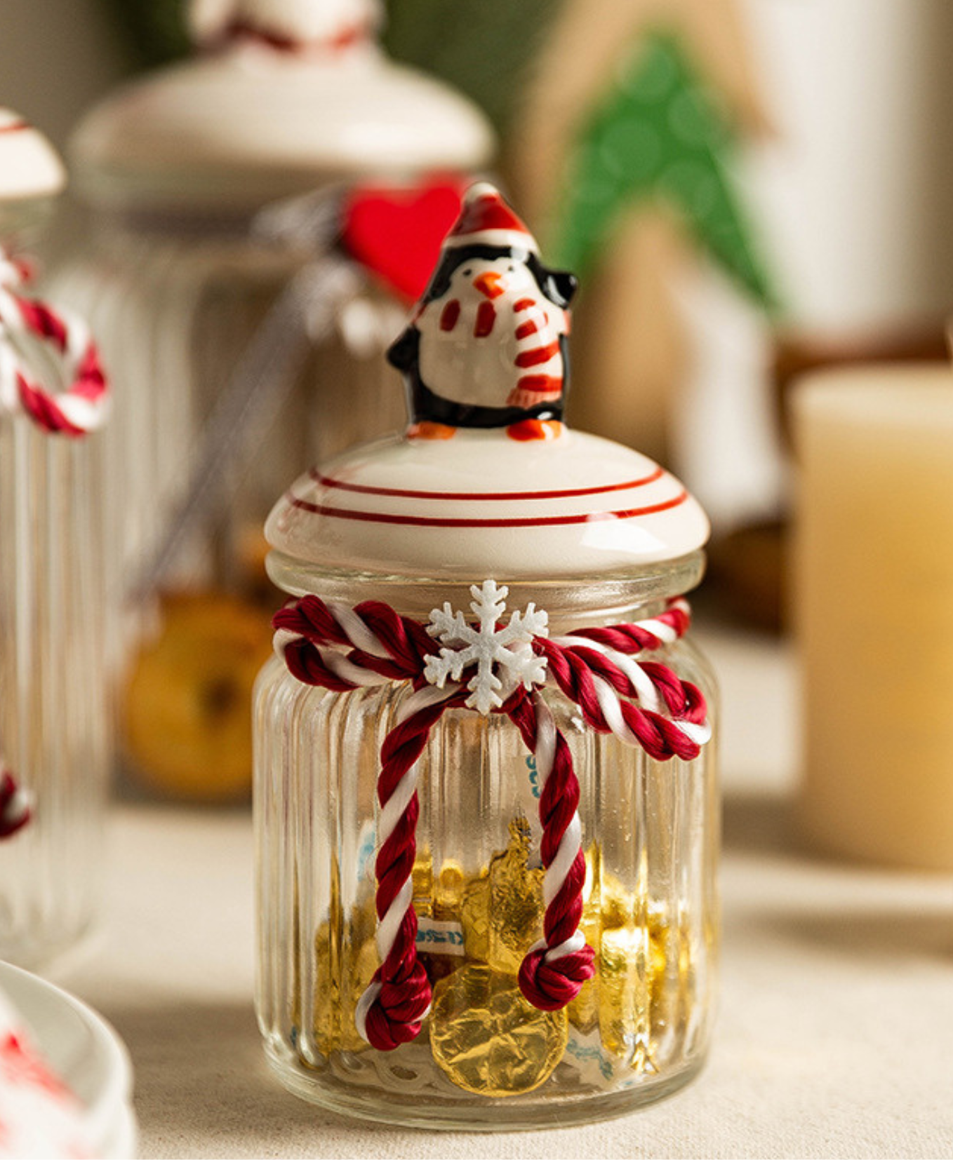 Frosty Cuties Holiday Jar