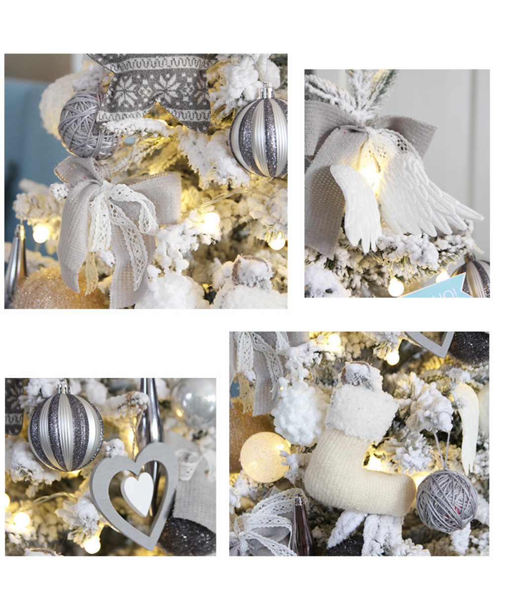 Winter Grey Christmas Tree