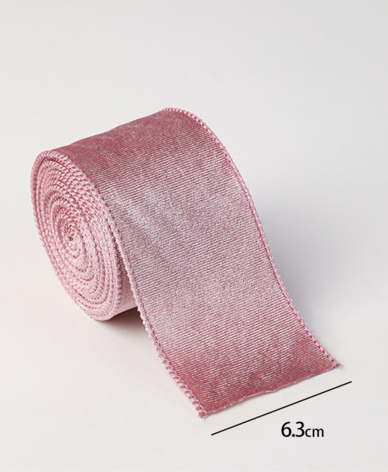 Pink Glitz Christmas Ribbon