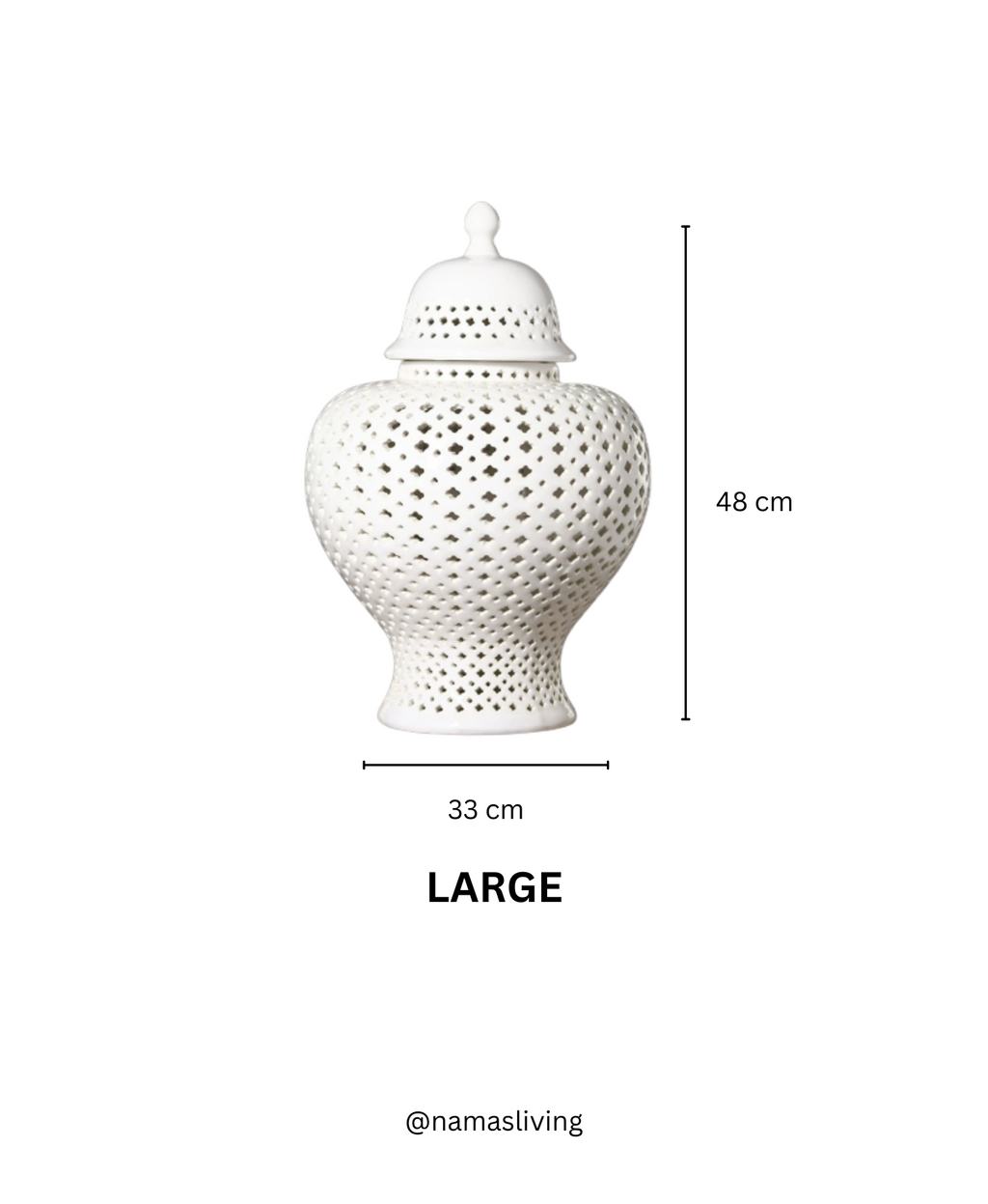 Casablanca Ginger Jar and Covered Lantern