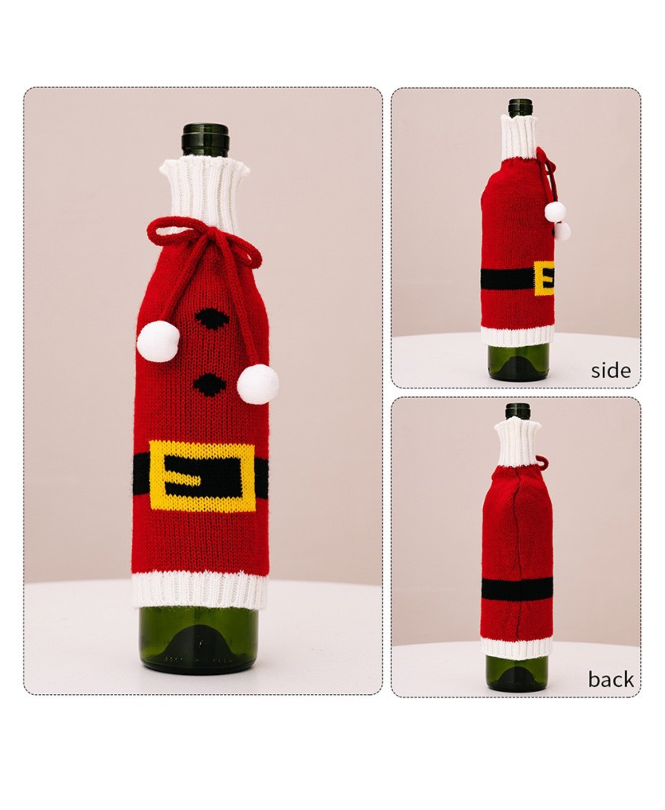 Red Knit Bottle Cover