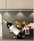 Goldie Bear Wine Stand & Corkscrew