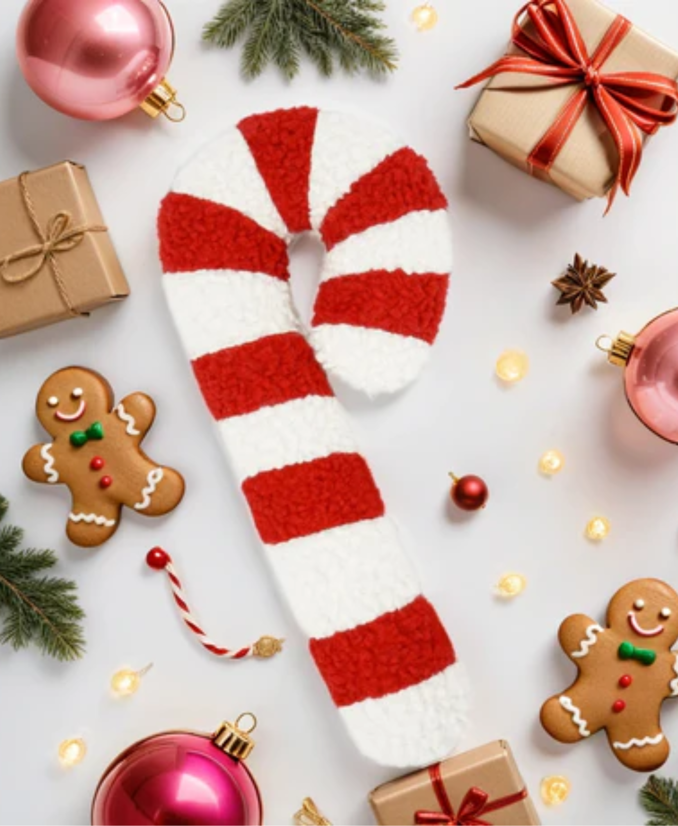 Christmas Pillow Candy Canes