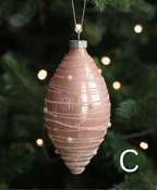Artistic Glass Ball Christmas Ornament