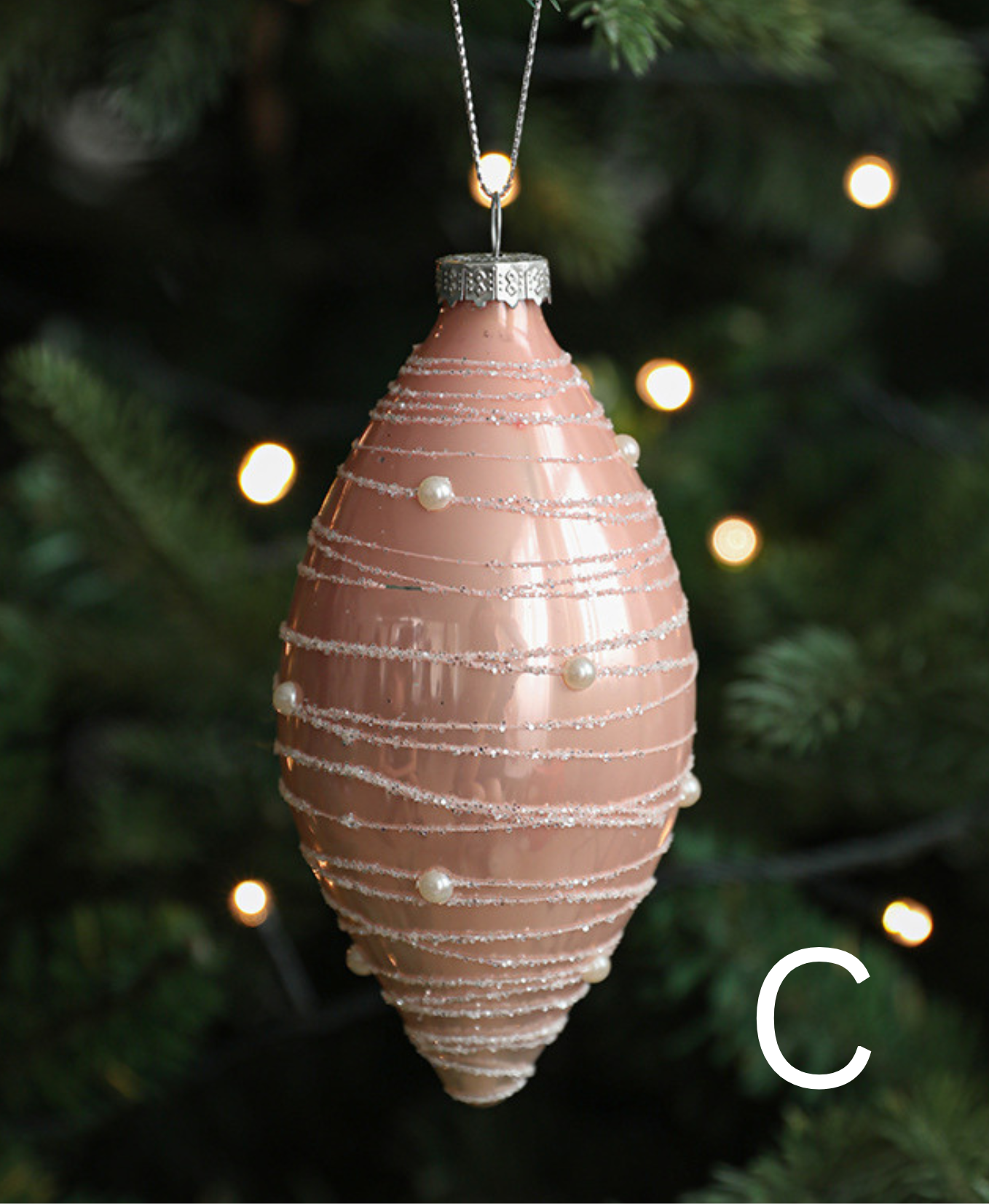 Artistic Glass Ball Christmas Ornament