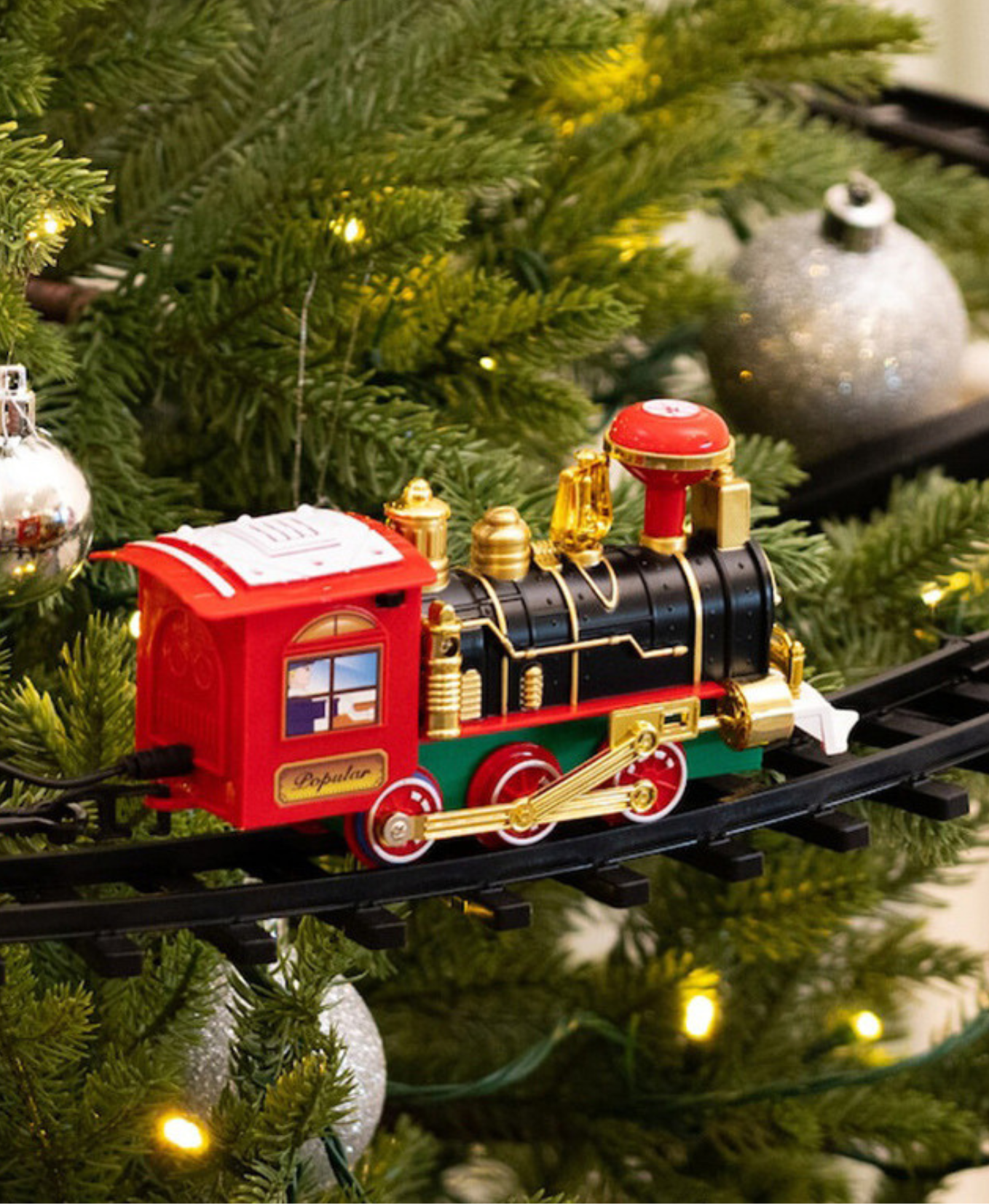 Santa’s Freight Tree Train - Suspended Rail Edition