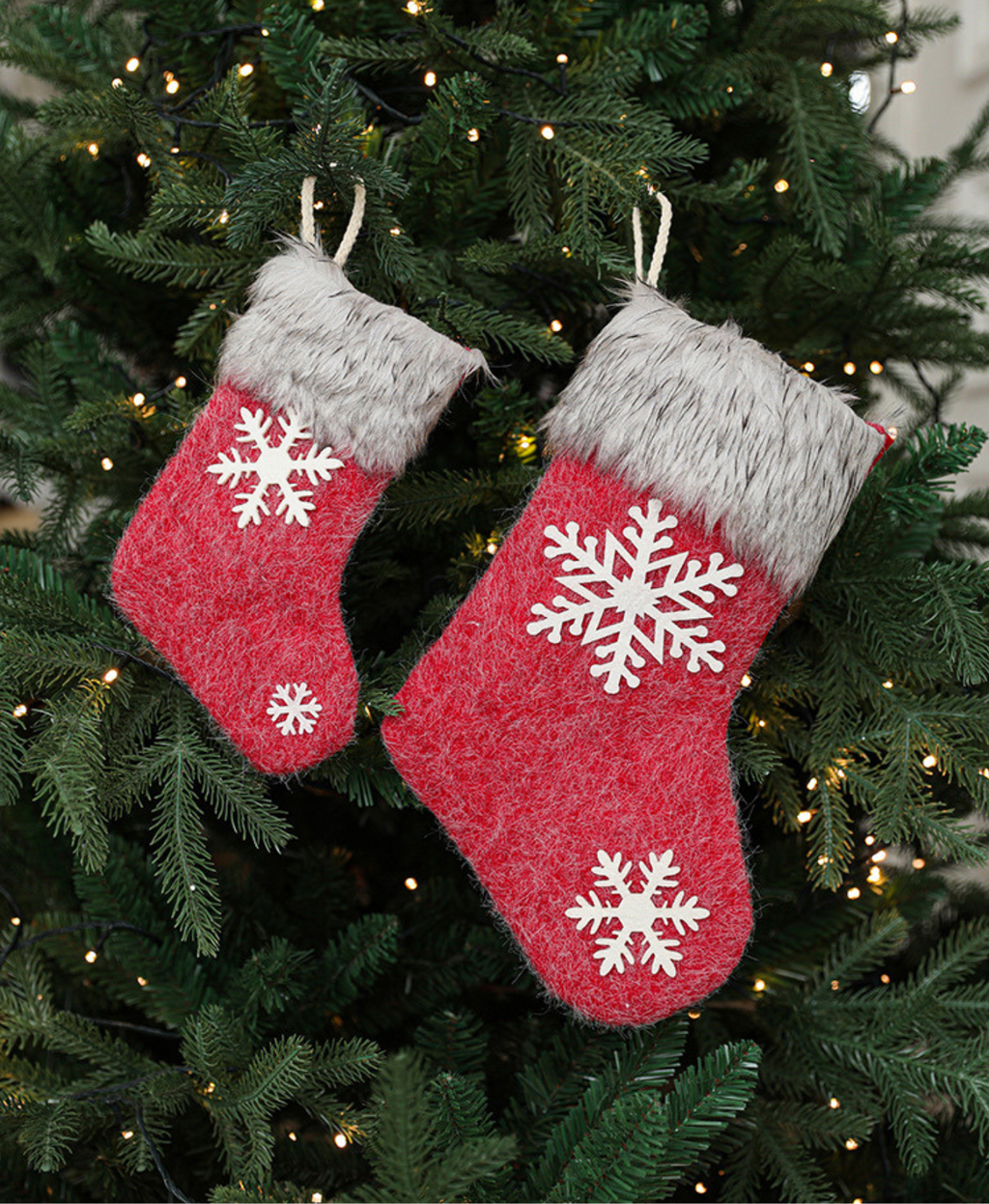Red Christmas Stocking Decoration