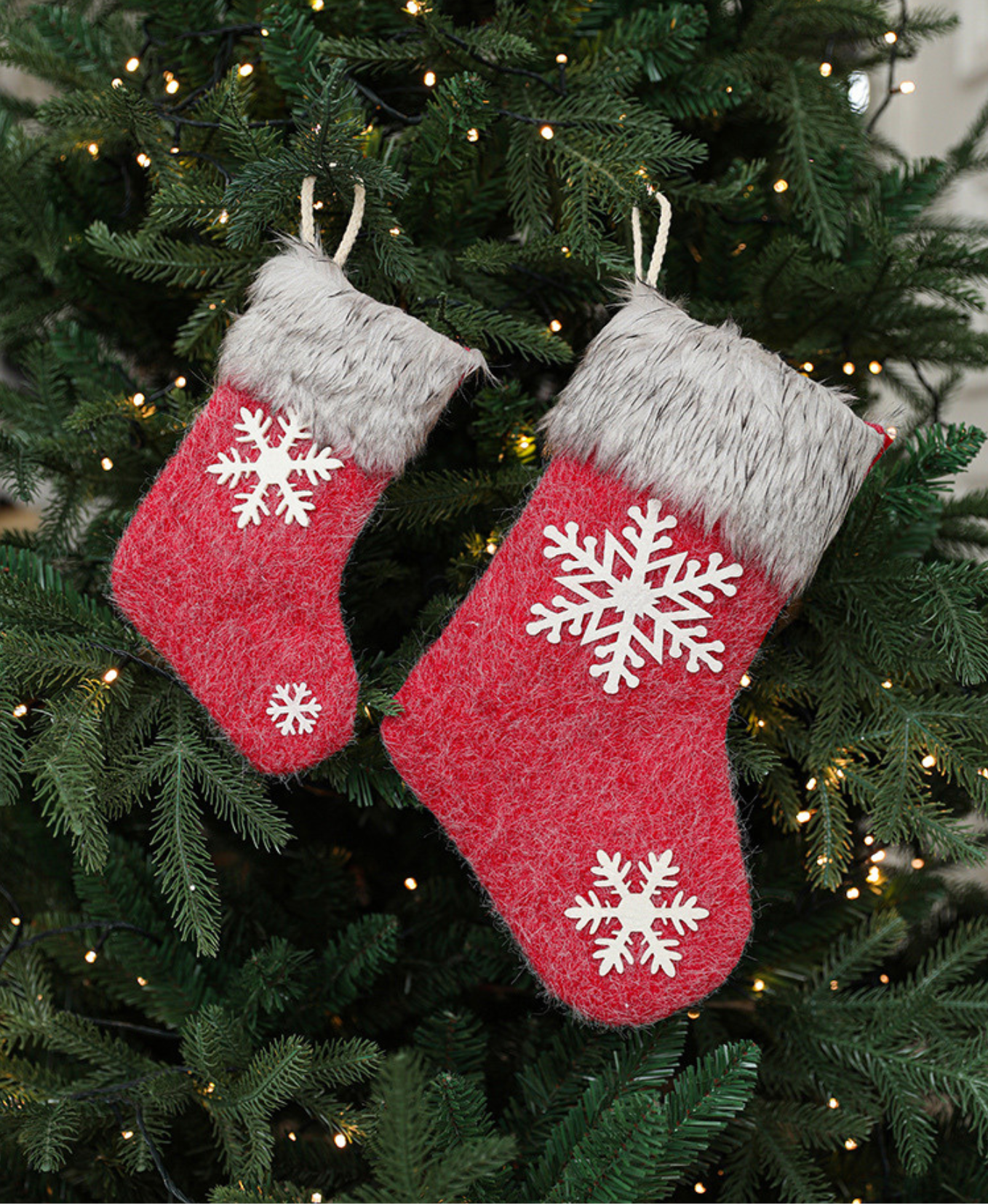 Red Christmas Stocking Decoration