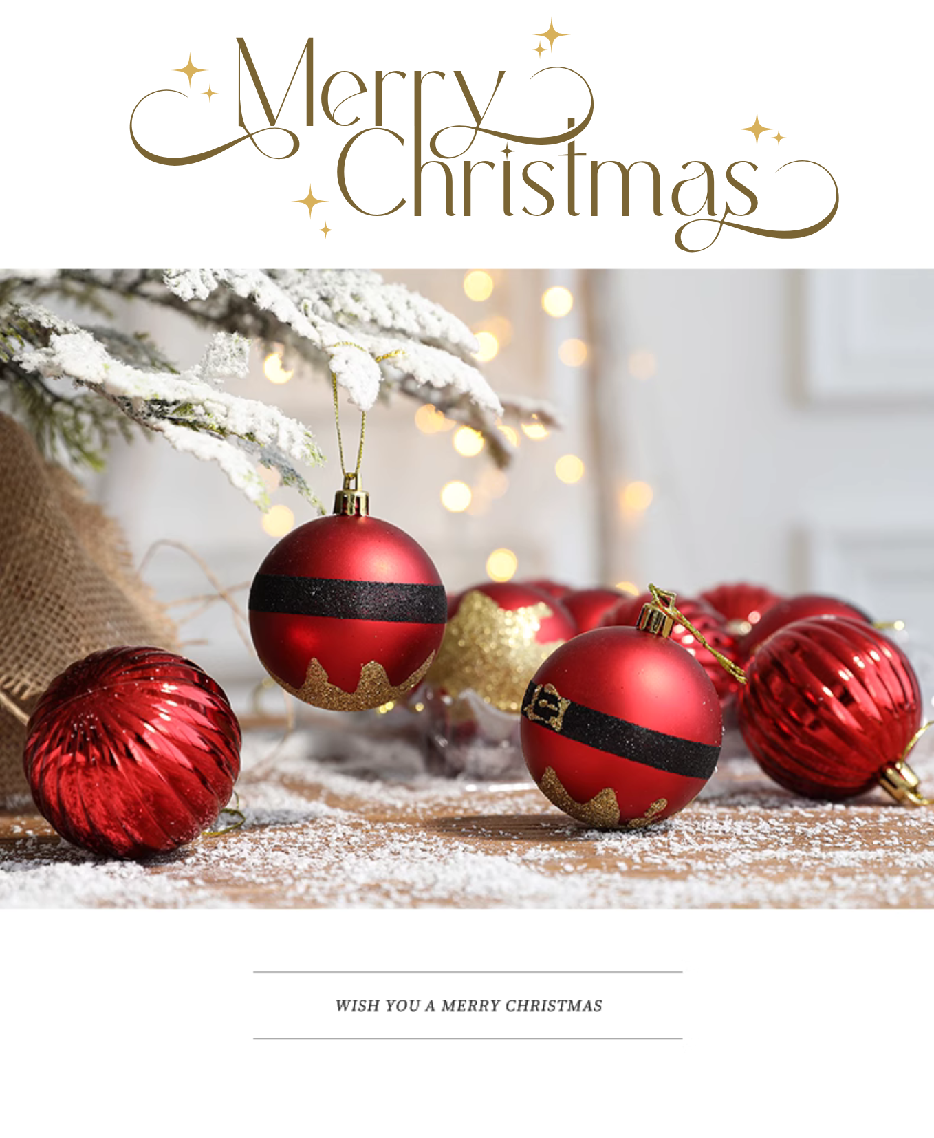 Royal Red Glitter Balls Set