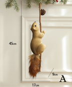 Magical Pine Grove Squirrel Decoration