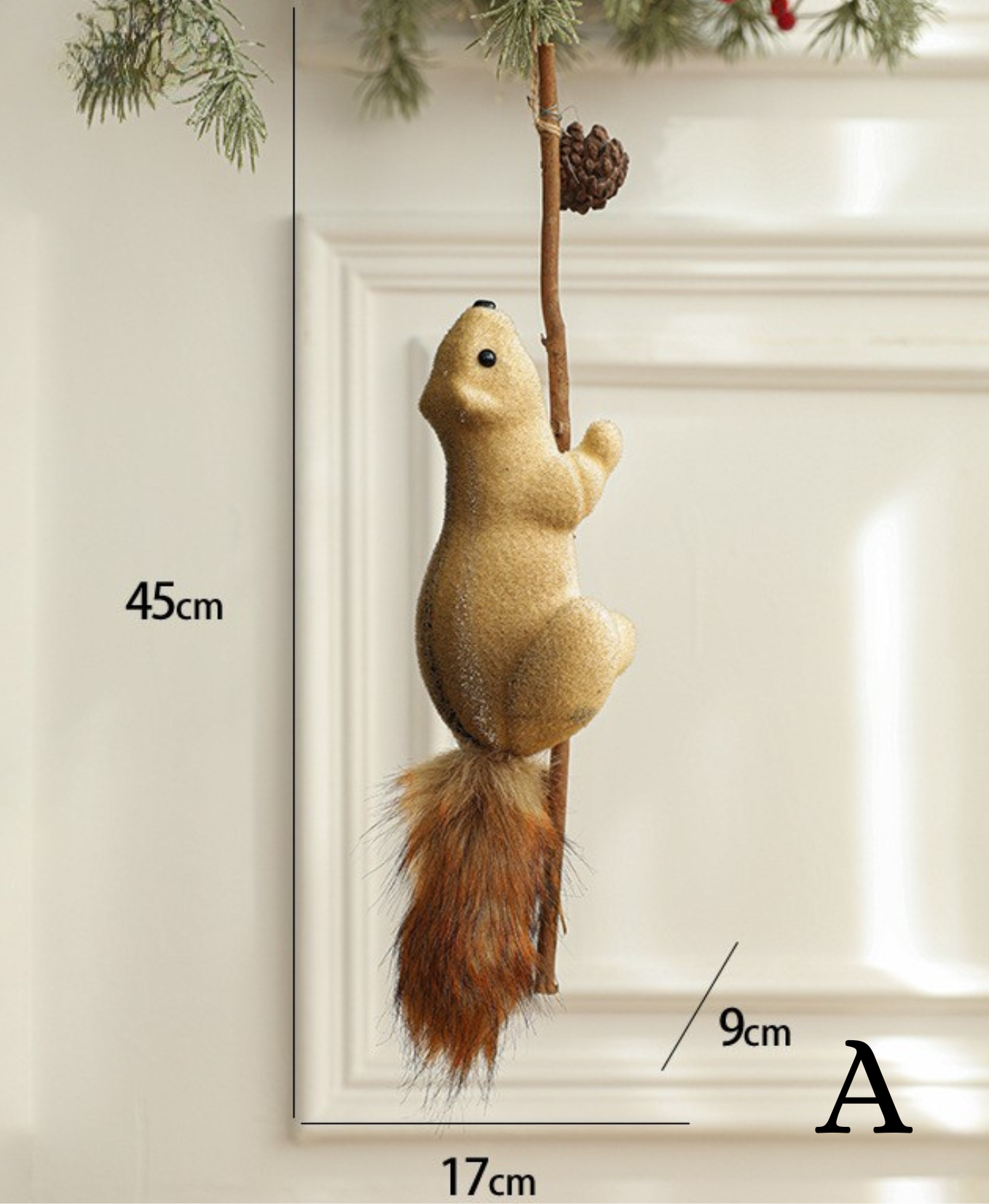 Magical Pine Grove Squirrel Decoration