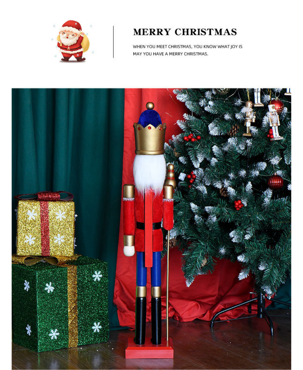Crown Nutcracker – 90CM