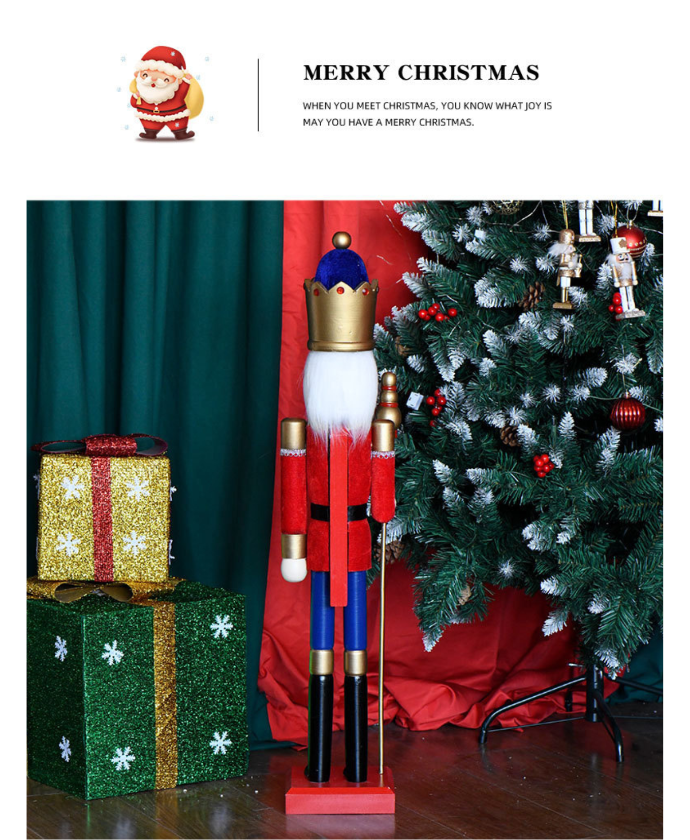 Crown Nutcracker – 90CM