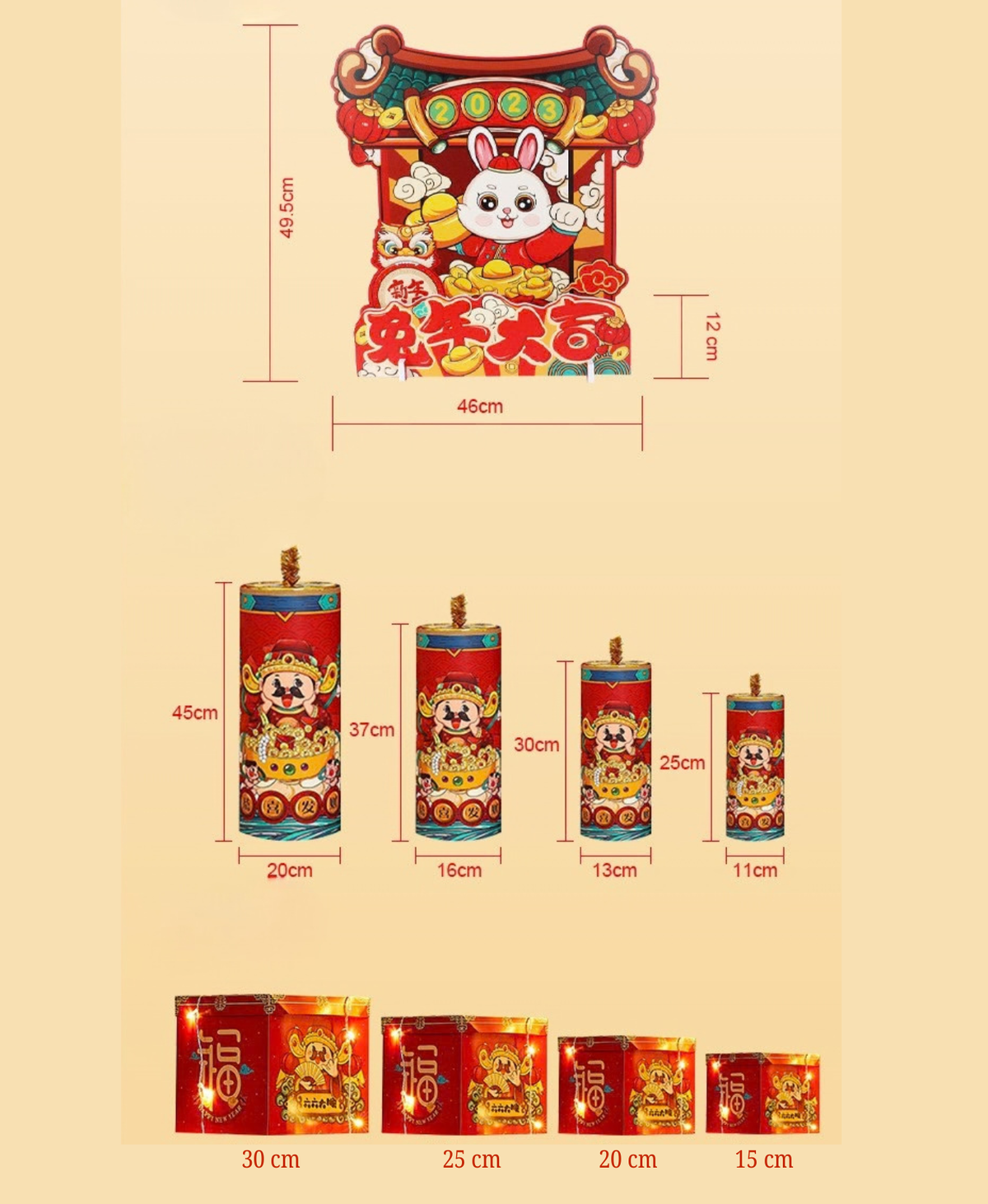 CNY Fortune Festive Display Set