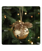 Classic Pine Bell Ornament