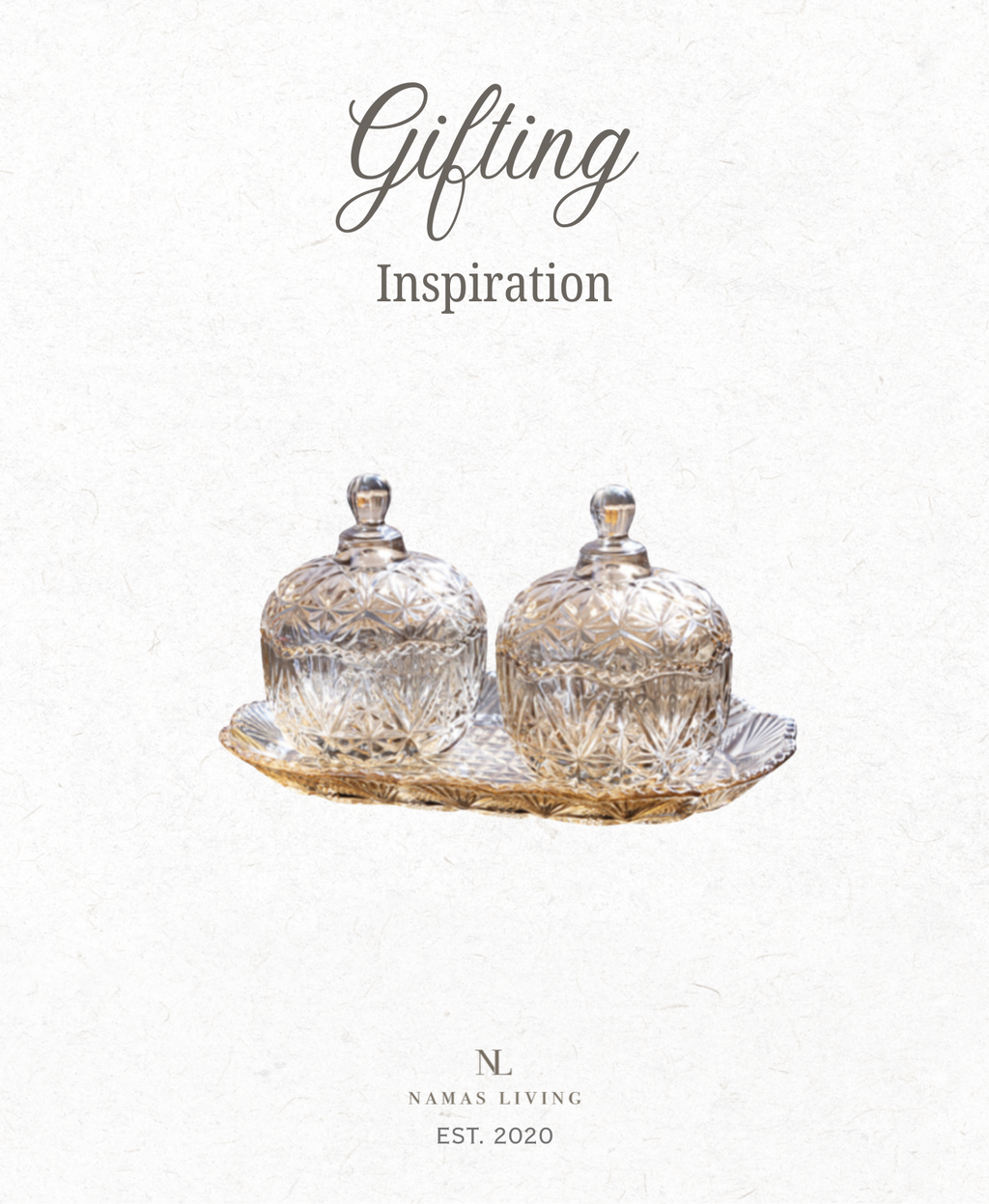 GIFTING INSPIRATION - Vienna Crystal Glass Jars Set