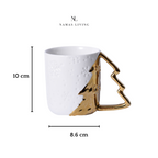GIFTING INSPIRATION - White and Gold Holiday Mug