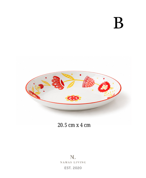Assorted Pattern Plate